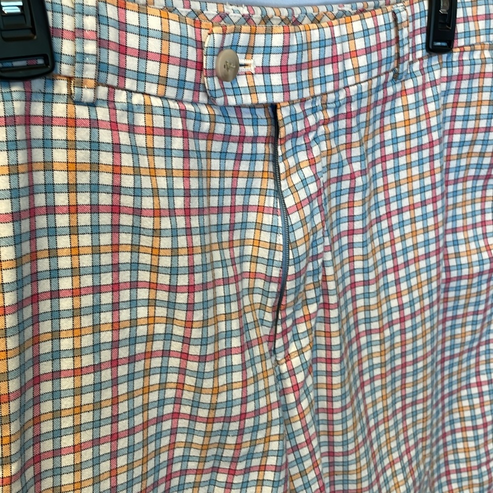 Peter Millar Golf Shorts 34 Golfcore Spring Preppy Country Club Plaid‎ Colorful - Picture 3 of 8